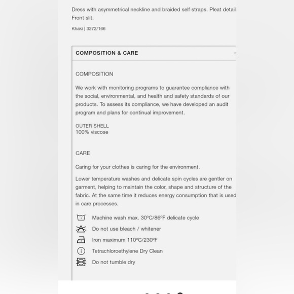 NWT Zara asymmetrical limited edition dress with braided shoulder, size medium - Picture 10 of 10